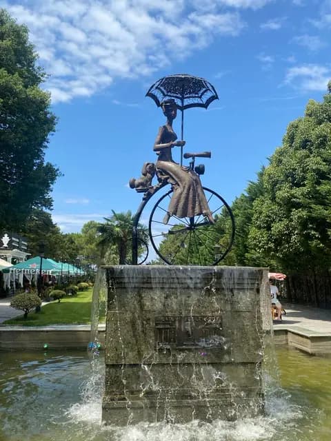 The Woman on a Bike
